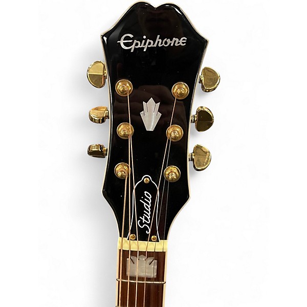 Used Epiphone J-200EC Studio Black Acoustic Guitar