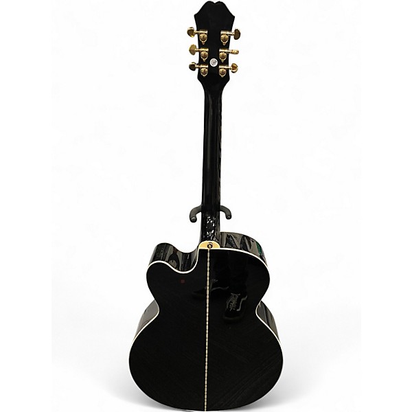 Used Epiphone J-200EC Studio Black Acoustic Guitar