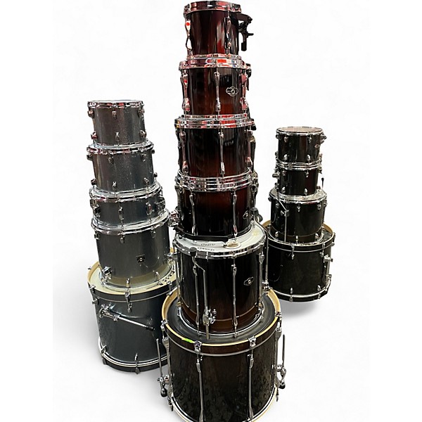 Used 2020s TAMA 6 Piece Superstar dark  Drum Kit