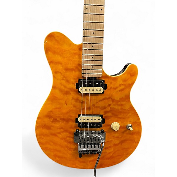 Used Sterling by Music Man AX40 Trans Gold Solid Body Electric Guitar
