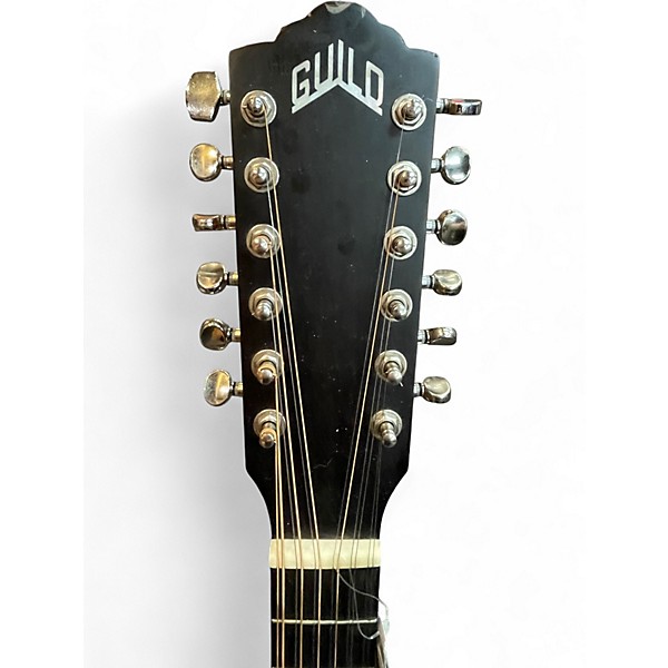 Used Guild F-2512E Natural 12 String Acoustic Electric Guitar