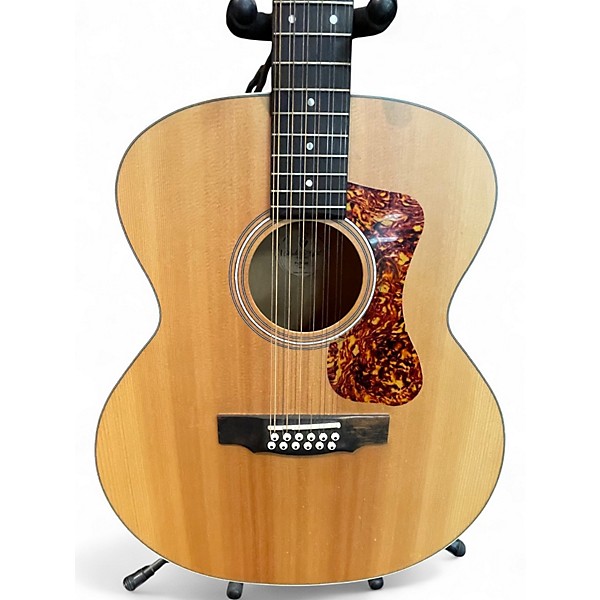 Used Guild F-2512E Natural 12 String Acoustic Electric Guitar