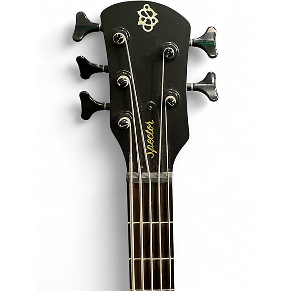 Used Spector NS PULSE II 5 BLACK STAIN MATTE Electric Bass Guitar