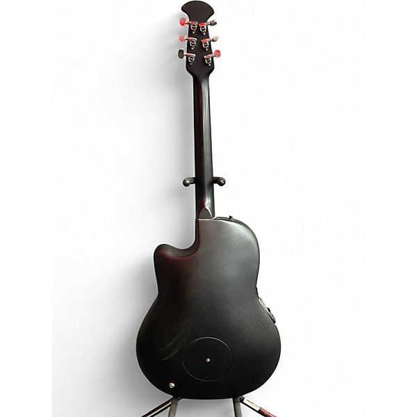 Used Ovation CC48 Celebrity Deluxe Trans Brown Acoustic Electric Guitar