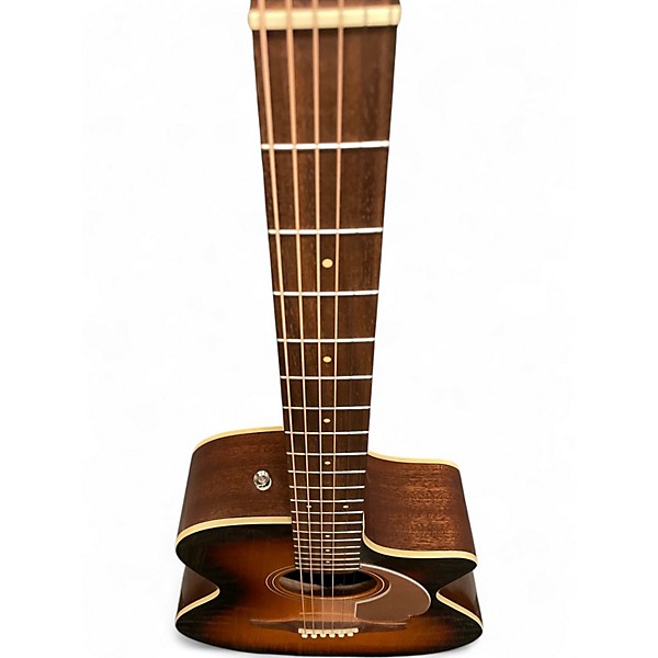 Used Fender Newporter Player 3 Color Sunburst Acoustic Electric Guitar