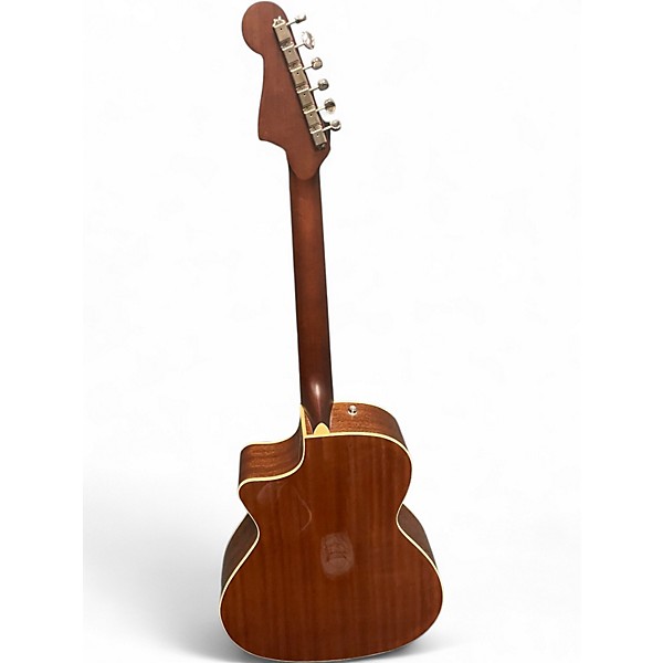 Used Fender Newporter Player 3 Color Sunburst Acoustic Electric Guitar