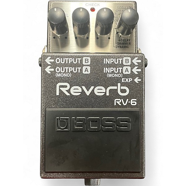 Used BOSS RV6 Digital Reverb Effect Pedal