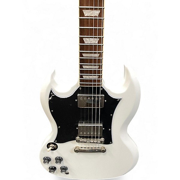 Used Epiphone SG Standard Left Handed Alpine White Electric Guitar
