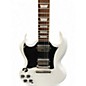 Used Epiphone SG Standard Left Handed Alpine White Electric Guitar