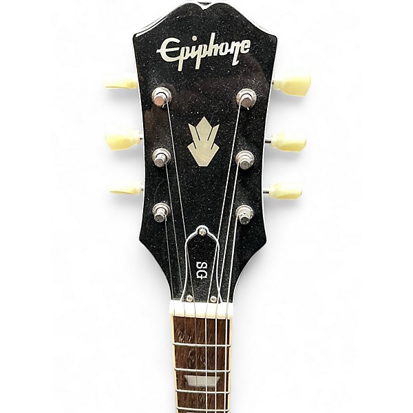 Used Epiphone SG Standard Left Handed Alpine White Electric Guitar