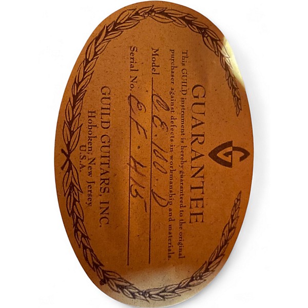 Vintage 1967 Guild CE-100D SUNBURST Hollow Body Electric Guitar