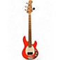 Used Sterling Stingray Fiesta Red Electric Bass Guitar thumbnail