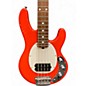 Used Sterling Stingray Fiesta Red Electric Bass Guitar