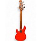 Used Sterling Stingray Fiesta Red Electric Bass Guitar