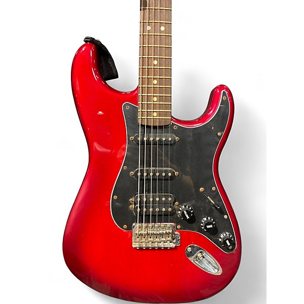 Used Fender FSR Standard Stratocaster HSS Red Solid Body Electric Guitar