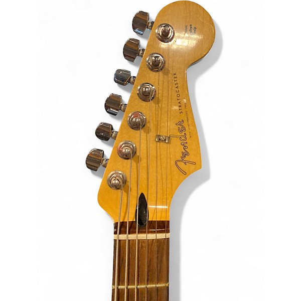 Used Fender FSR Standard Stratocaster HSS Red Solid Body Electric Guitar