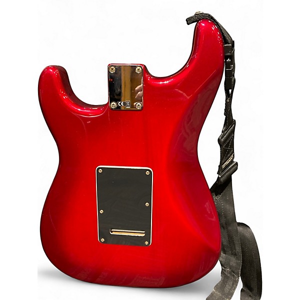Used Fender FSR Standard Stratocaster HSS Red Solid Body Electric Guitar