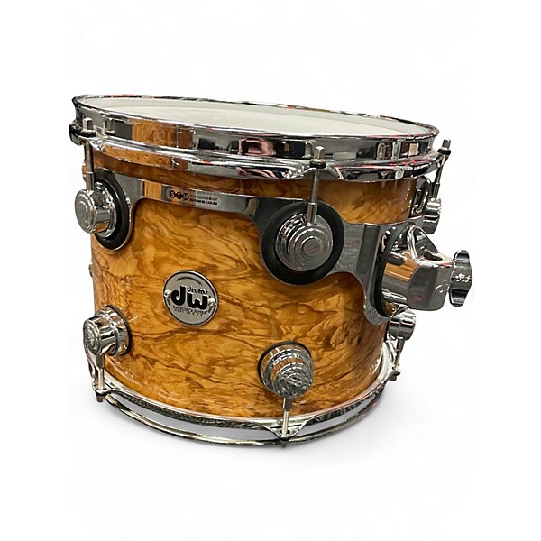 Used DW 3 Piece Collector's Series Exotic OL.IVE ASH BURL Drum Kit