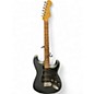 Used 2005 Fender Standard Stratocaster Satin Black Solid Body Electric Guitar thumbnail