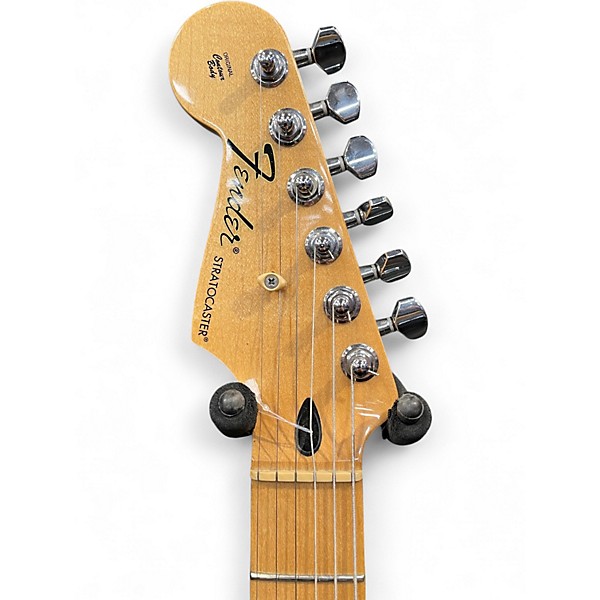 Used 2014 Fender Standard Stratocaster Plus Top Left-Handed Aged Cherry Burst Solid Body Electric Guitar