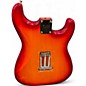 Used 2014 Fender Standard Stratocaster Plus Top Left-Handed Aged Cherry Burst Solid Body Electric Guitar