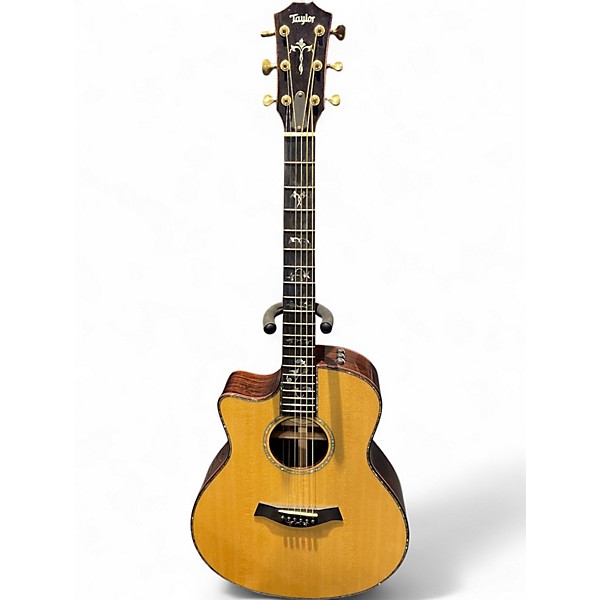 Used Taylor 916CE Left Handed Natural Acoustic Electric Guitar