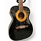 Vintage 1970s Harmony Sovereign H1204  Black Acoustic Guitar