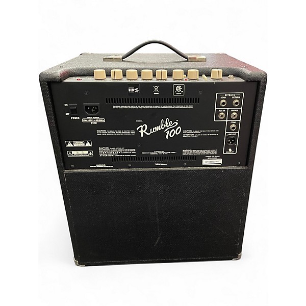 Used Fender Rumble V3 100W 1x12 Bass Combo Amp