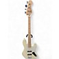 Used Squier Affinity Jazz Bass Antique White Electric Bass Guitar thumbnail