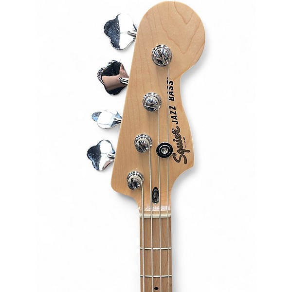 Used Squier Affinity Jazz Bass Antique White Electric Bass Guitar