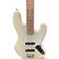 Used Squier Affinity Jazz Bass Antique White Electric Bass Guitar