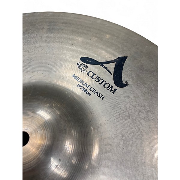 Used Zildjian 19in A Custom Medium Crash Cymbal