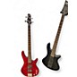 Used Ibanez GSR200 Trans Red Electric Bass Guitar thumbnail