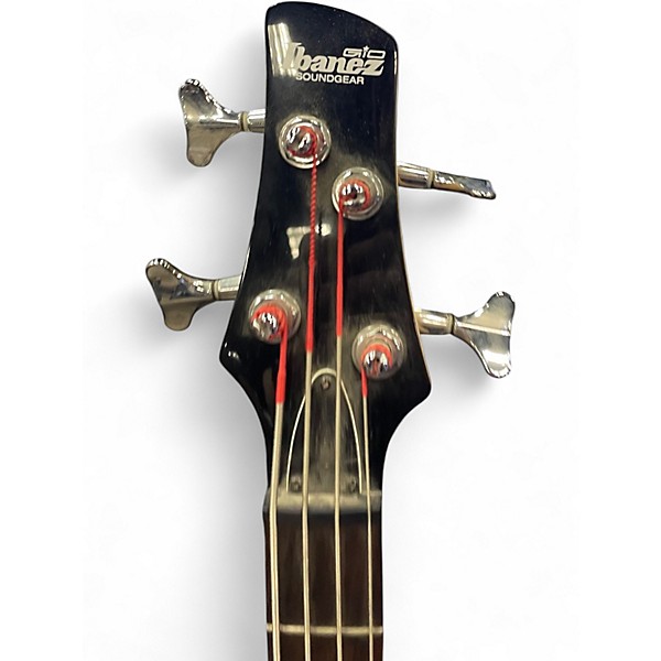Used Ibanez GSR200 Trans Red Electric Bass Guitar
