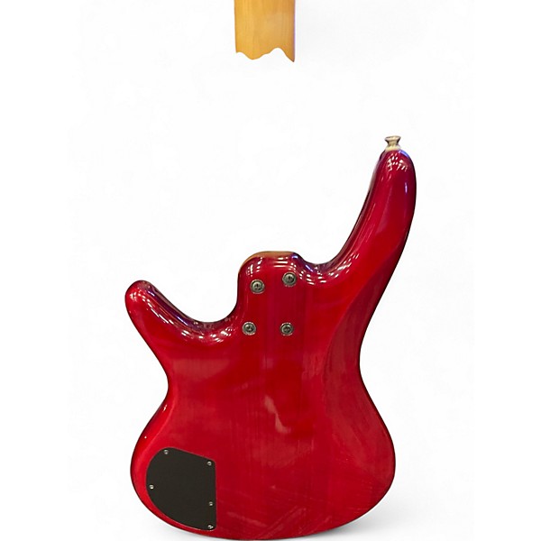 Used Ibanez GSR200 Trans Red Electric Bass Guitar