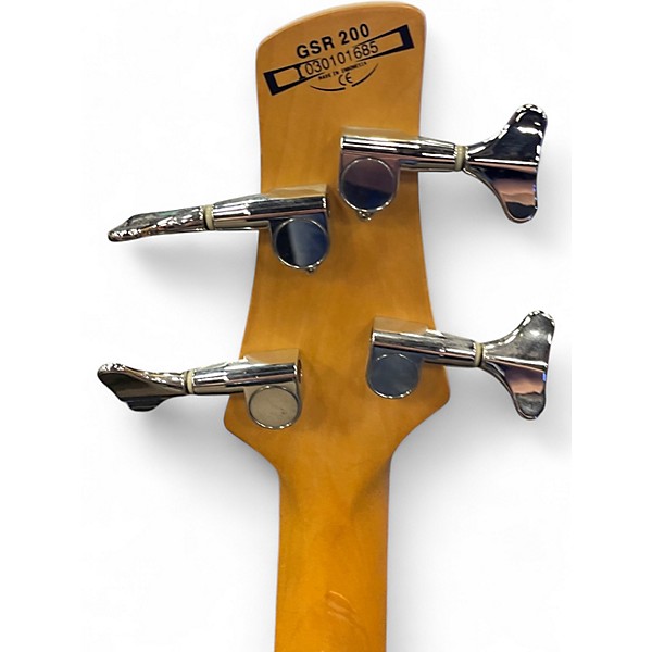 Used Ibanez GSR200 Trans Red Electric Bass Guitar