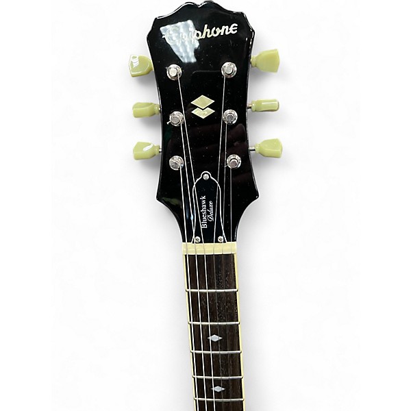 Used Epiphone BLUESHAWK DELUXE Blue Solid Body Electric Guitar