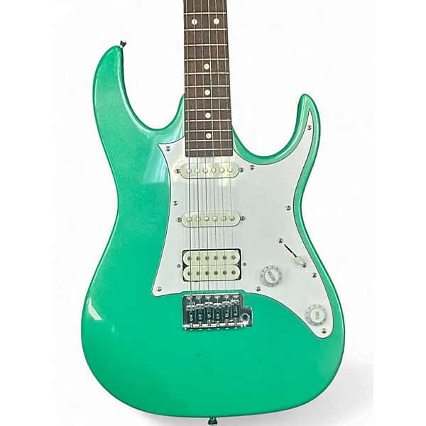 Used Ibanez grx40 Seafoam Green Solid Body Electric Guitar