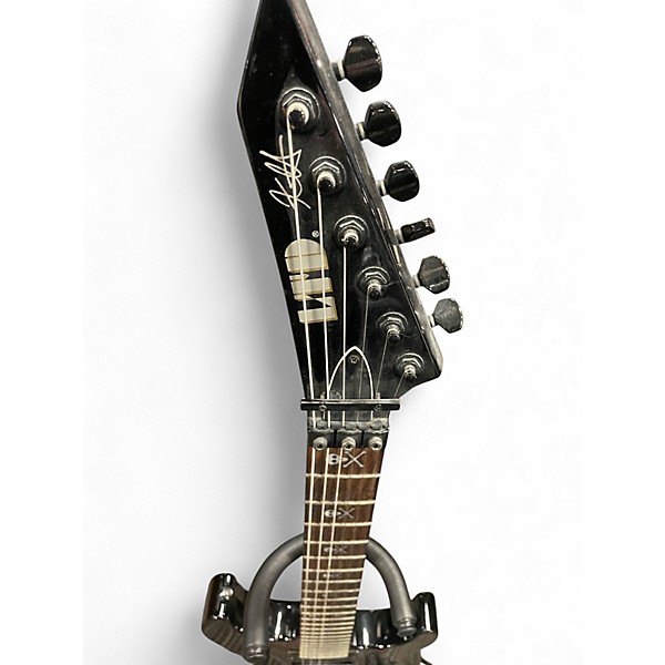 Used ESP LTD KH602 Kirk Hammett Signature Black Solid Body Electric Guitar