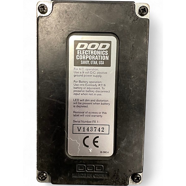 Used DOD FX69B Grunge Distortion Effect Pedal