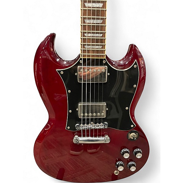 Used Grass Roots By Esp G-SG-STD Red Solid Body Electric Guitar