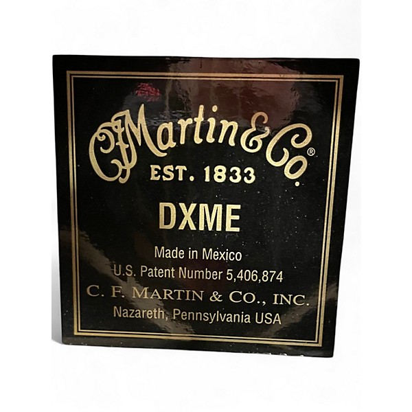 Used Martin DXME Natural Acoustic Electric Guitar