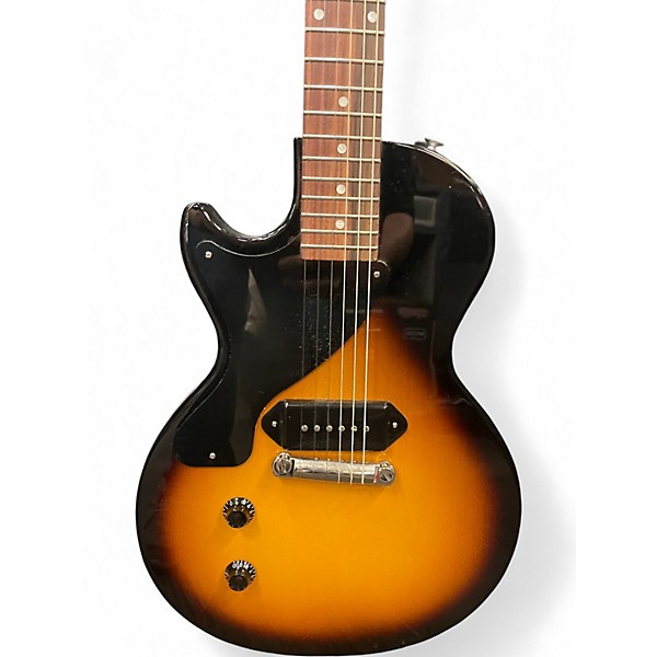Used Gibson Les Paul Junior Lefty Sunburst Solid Body Electric Guitar