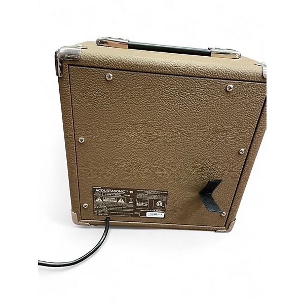 Used Fender acoustasonic 15 Guitar Combo Amp