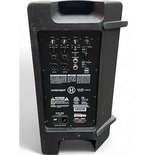 Used Harbinger VARI V2410 Powered Speaker