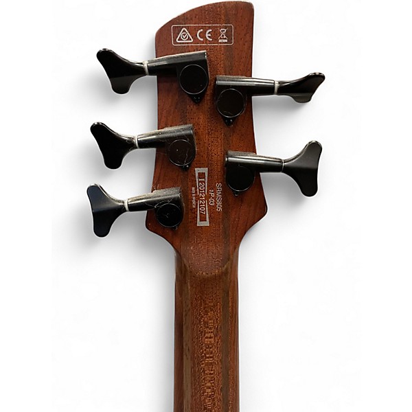 Used 2020 Ibanez SRMS805 BROWN TOPAZ BURST Electric Bass Guitar