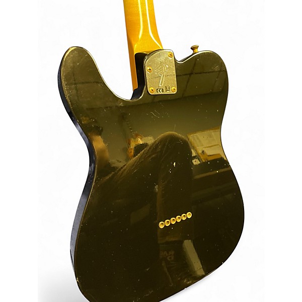 Used Fender Custom Shop Postmodern Tele Mpl Black Solid Body Electric Guitar