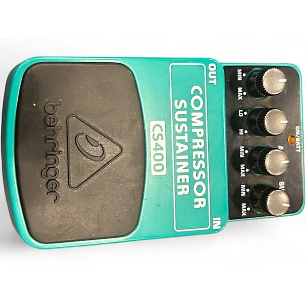 Used Behringer CS400 Compressor Sustainer Effect Pedal
