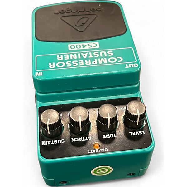 Used Behringer CS400 Compressor Sustainer Effect Pedal