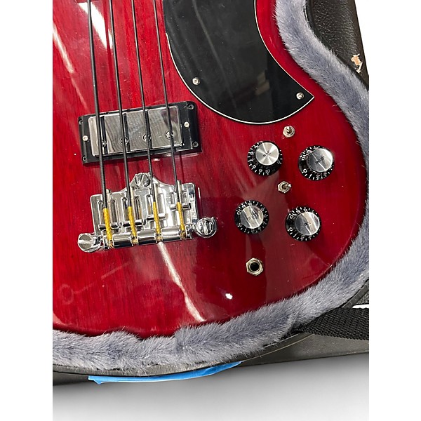 Used Epiphone SG BASS HERITAGE RED Electric Bass Guitar